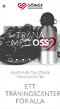 Mobile Screenshot of goingetraningscenter.se