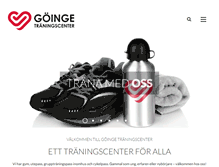 Tablet Screenshot of goingetraningscenter.se